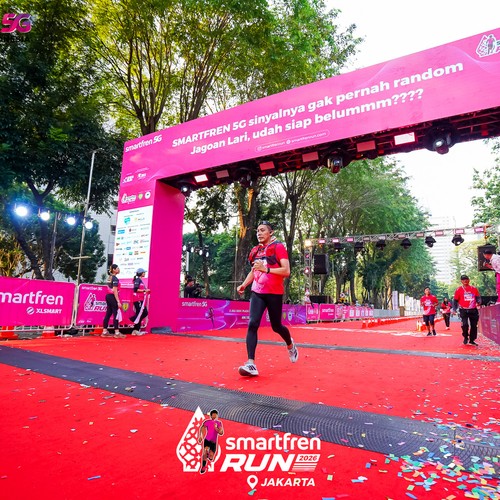 Race photo from SMARTFREN RUN 2026