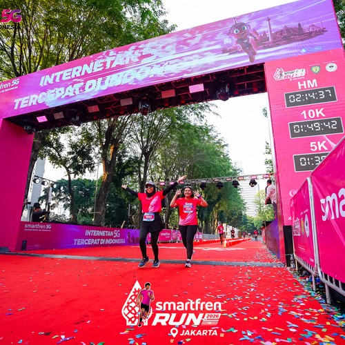 Race photo from SMARTFREN RUN 2026