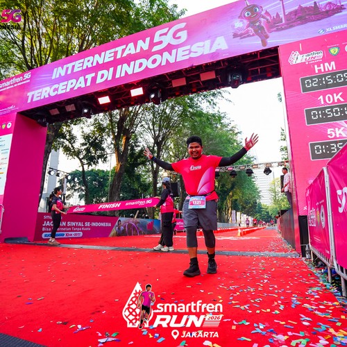 Race photo from SMARTFREN RUN 2026