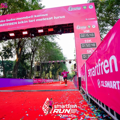 Race photo from SMARTFREN RUN 2026