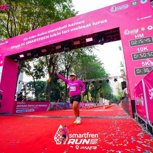 Race photo from SMARTFREN RUN 2026