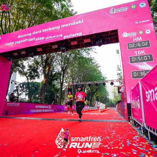 Race photo from SMARTFREN RUN 2026