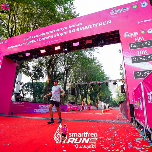 Race photo from SMARTFREN RUN 2026