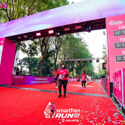 Race photo from SMARTFREN RUN 2026