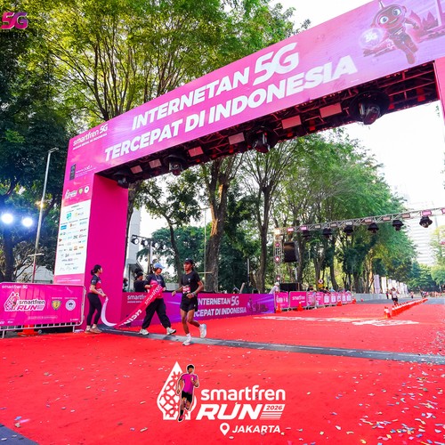 Race photo from SMARTFREN RUN 2026