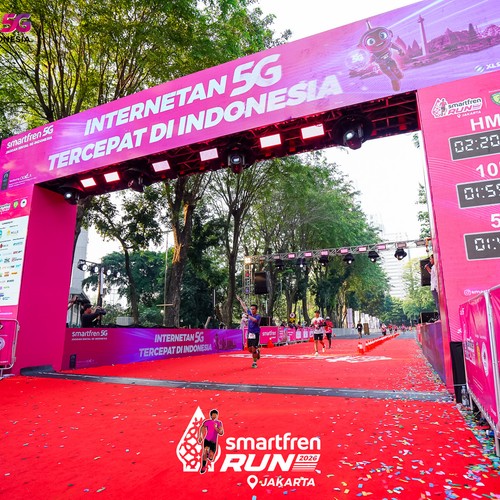 Race photo from SMARTFREN RUN 2026