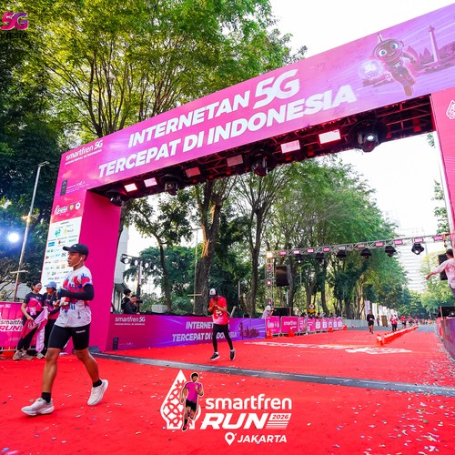 Race photo from SMARTFREN RUN 2026