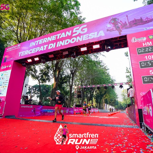 Race photo from SMARTFREN RUN 2026