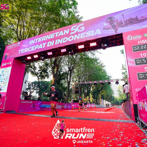 Race photo from SMARTFREN RUN 2026