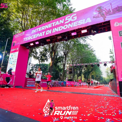 Race photo from SMARTFREN RUN 2026