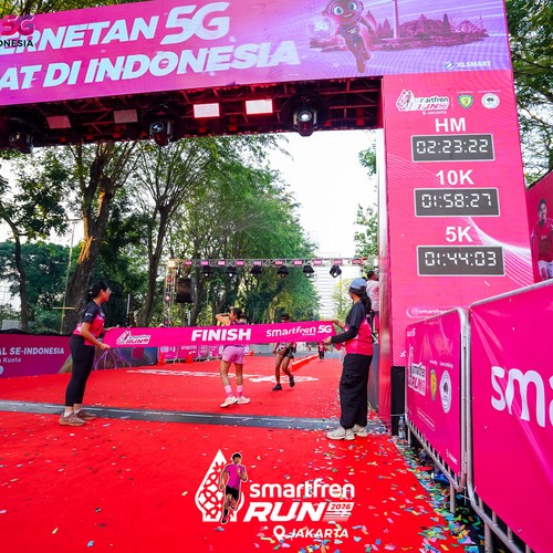 Race photo from SMARTFREN RUN 2026