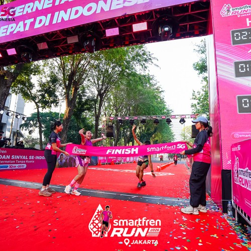 Race photo from SMARTFREN RUN 2026
