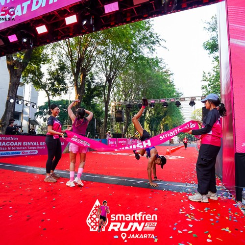 Race photo from SMARTFREN RUN 2026