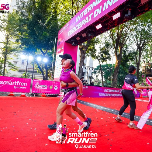 Race photo from SMARTFREN RUN 2026