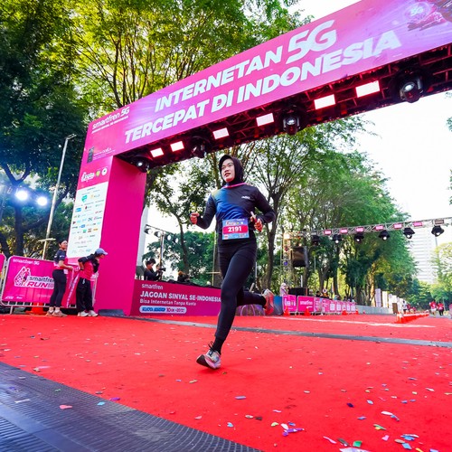 Race photo from SMARTFREN RUN 2026