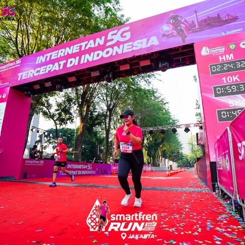 Race photo from SMARTFREN RUN 2026