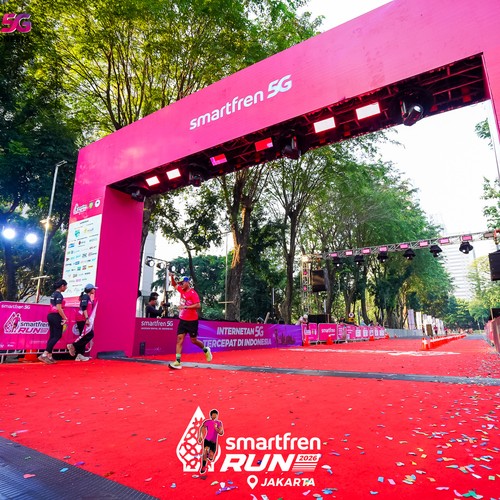Race photo from SMARTFREN RUN 2026