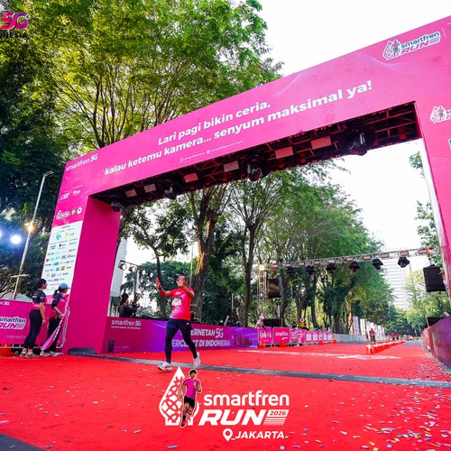 Race photo from SMARTFREN RUN 2026