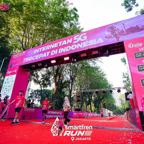 Race photo from SMARTFREN RUN 2026