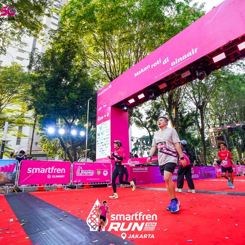 Race photo from SMARTFREN RUN 2026