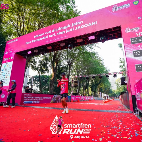 Race photo from SMARTFREN RUN 2026