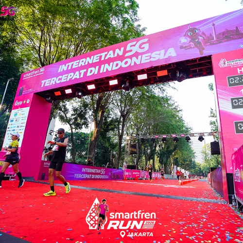 Race photo from SMARTFREN RUN 2026
