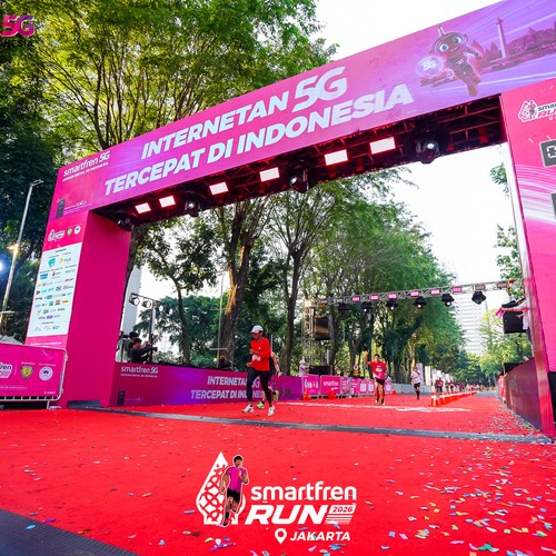 Race photo from SMARTFREN RUN 2026