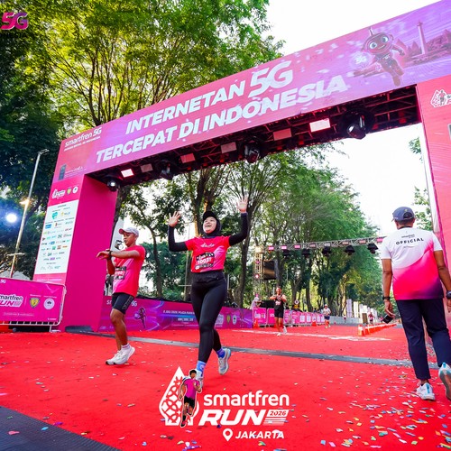 Race photo from SMARTFREN RUN 2026