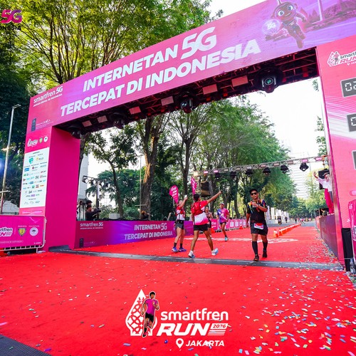 Race photo from SMARTFREN RUN 2026