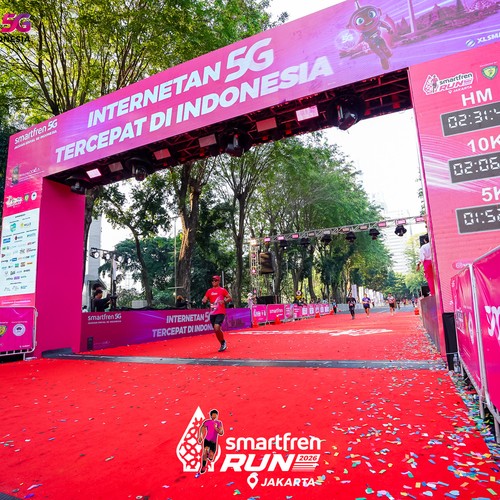 Race photo from SMARTFREN RUN 2026