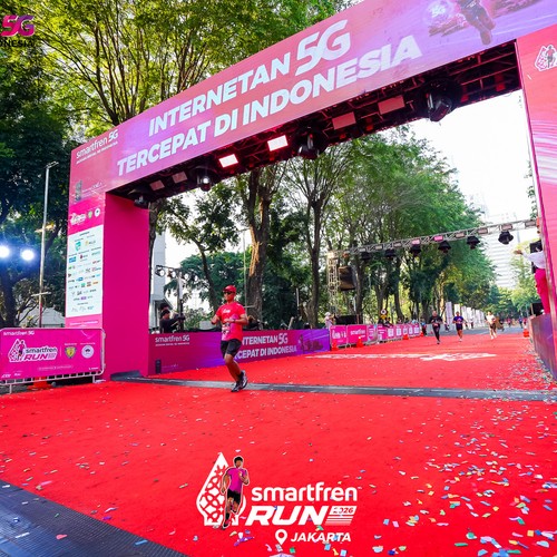 Race photo from SMARTFREN RUN 2026