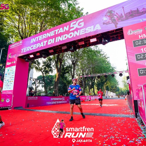 Race photo from SMARTFREN RUN 2026