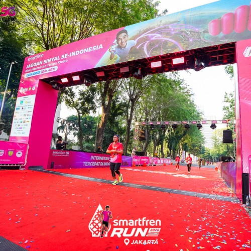 Race photo from SMARTFREN RUN 2026