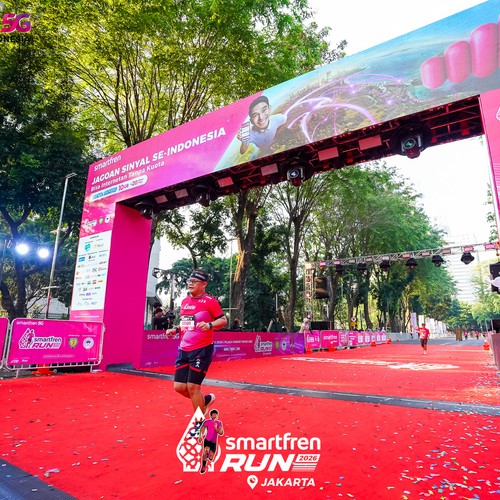 Race photo from SMARTFREN RUN 2026