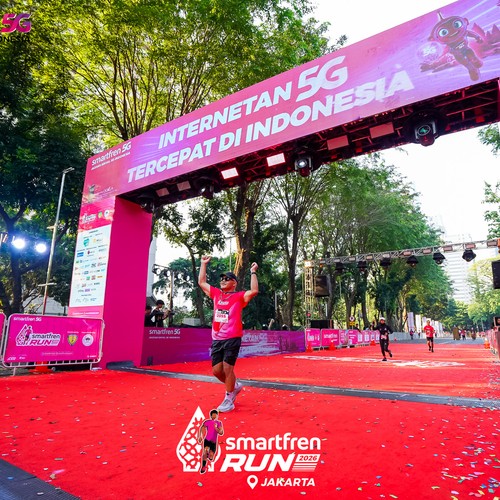 Race photo from SMARTFREN RUN 2026