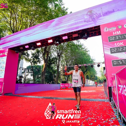 Race photo from SMARTFREN RUN 2026