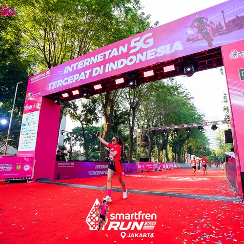 Race photo from SMARTFREN RUN 2026