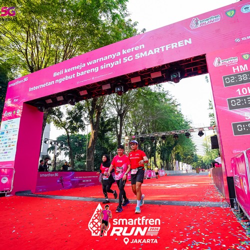 Race photo from SMARTFREN RUN 2026