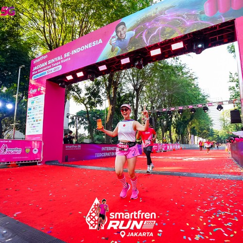 Race photo from SMARTFREN RUN 2026