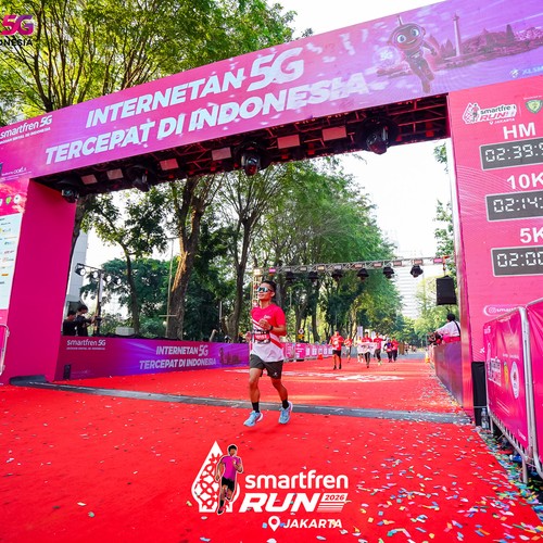 Race photo from SMARTFREN RUN 2026