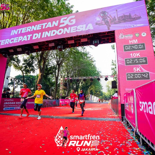Race photo from SMARTFREN RUN 2026