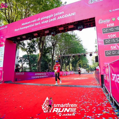 Race photo from SMARTFREN RUN 2026