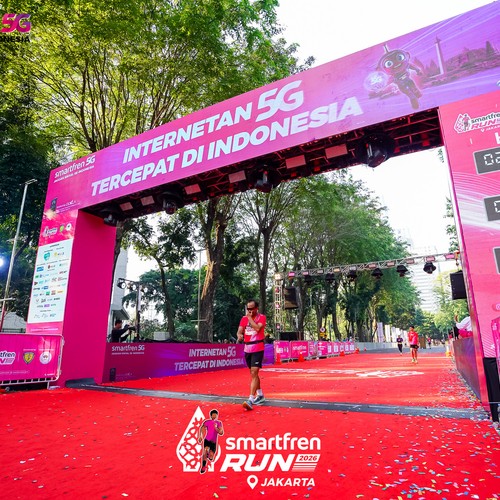 Race photo from SMARTFREN RUN 2026
