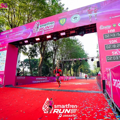 Race photo from SMARTFREN RUN 2026