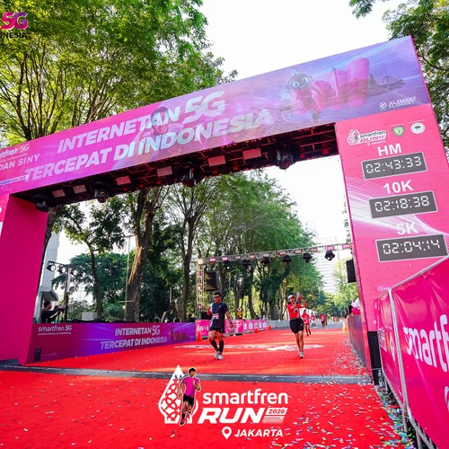 Race photo from SMARTFREN RUN 2026