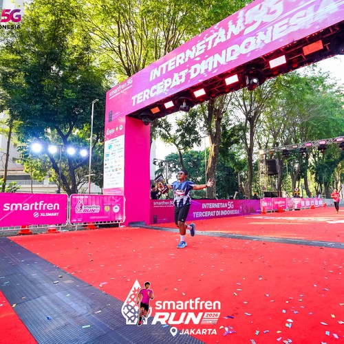 Race photo from SMARTFREN RUN 2026
