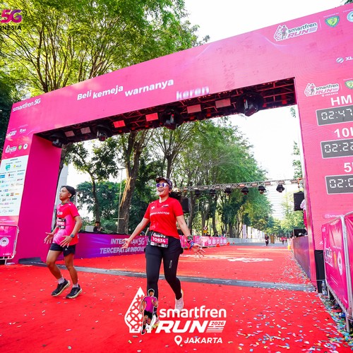 Race photo from SMARTFREN RUN 2026