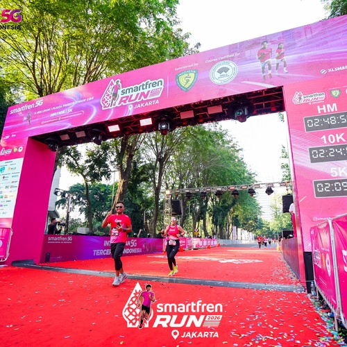 Race photo from SMARTFREN RUN 2026