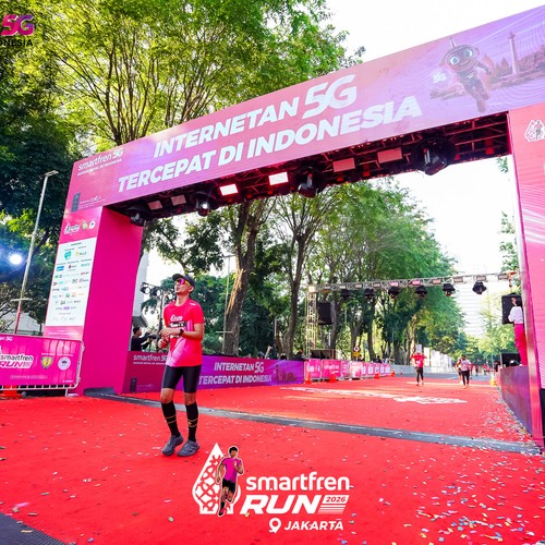 Race photo from SMARTFREN RUN 2026