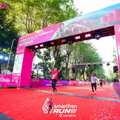 Race photo from SMARTFREN RUN 2026